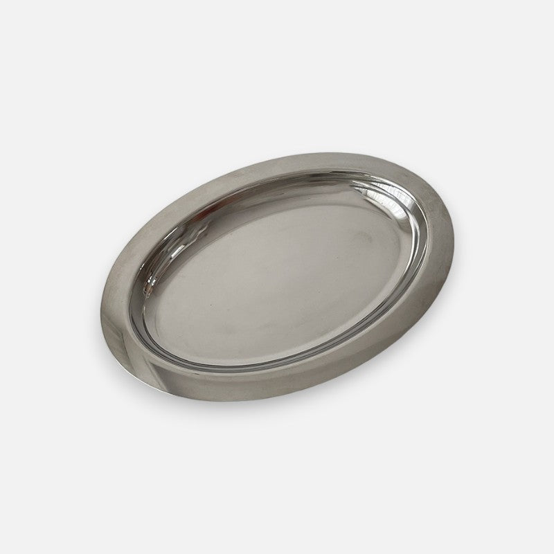 Chrome Oval Tray