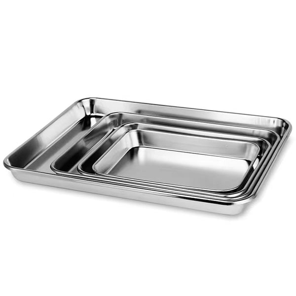 Chrome Rectangular Tray