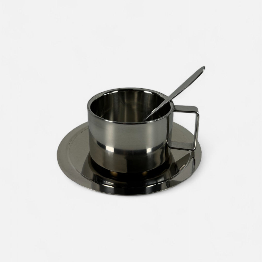 Chrome Coffee Cup Set v2